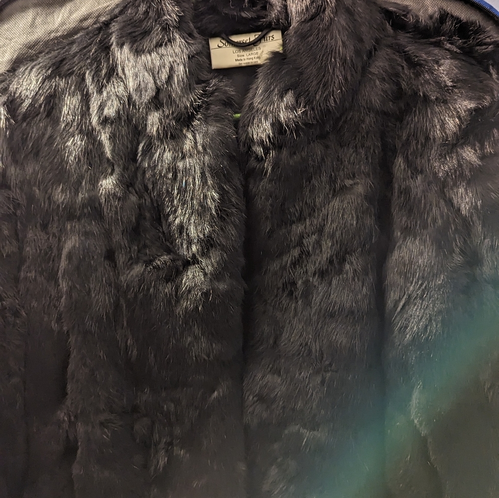 Somerset furs rabbit fur jacket.